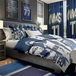 nba mavericks basketball team logo sport bedroom set home decor mvrk3