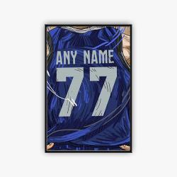 nba mavericks basketball team logo sport canvas home decor mvrk3002