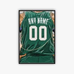 nba milwaukee bucks basketball team logo sport canvas home decor mwb1001