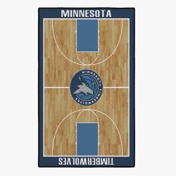 nba minnesota timberwolves basketball team logo sport carpet rectangle area rug home decor mnt1
