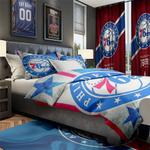 nba philadelphia 76ers basketball team logo sport bedroom set home decor plb1