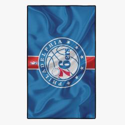 nba philadelphia 76ers basketball team logo sport carpet rectangle area rug home decor plb1