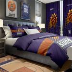 nba phoenix suns basketball team logo sport bedroom set home decor