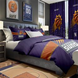 NBA Phoenix Suns Basketball Team Bedroom Set Duvet Cover Area Rug Canvas Print PXS1
