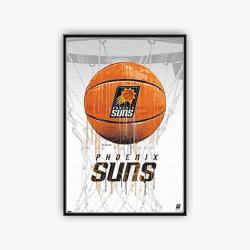 nba phoenix suns basketball team logo sport canvas home decor