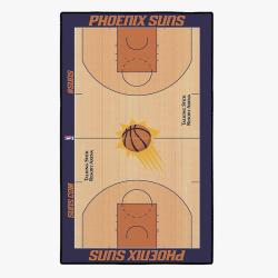 nba phoenix suns basketball team logo sport carpet rectangle area rug home decor
