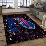nfl buffalo bills football team logo sport carpet rectangle area rug for living room home room decor dark room bfbl11