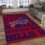 nfl buffalo bills football team logo sport carpet rectangle area rug for living room home room decor dark room bfbl13
