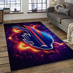 NFL Buffalo Bills Area Rug Non-Slip Football Carpet Home Decor Gift Idea For Fans BFBL15