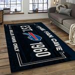 nfl buffalo bills football team logo sport carpet rectangle area rug for living room home room decor dark room bfbl19