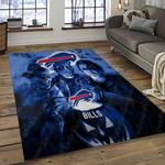 nfl buffalo bills football team logo sport carpet rectangle area rug for living room home room decor dark room bfbl2