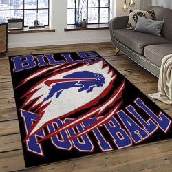 NFL Buffalo Bills Area Rug Non-Slip Football Carpet Home Decor Gift Idea For Fans BFBL25
