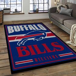 NFL Buffalo Bills Area Rug Non-Slip Football Carpet Home Decor Gift Idea For Fans BFBL26