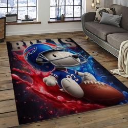 NFL Buffalo Bills Area Rug Non-Slip Football Carpet Home Decor Gift Idea For Fans BFBL3