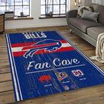 nfl buffalo bills football team logo sport carpet rectangle area rug for living room home room decor dark room bfbl30