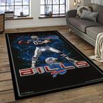 nfl buffalo bills football team logo sport carpet rectangle area rug for living room home room decor dark room bfbl34