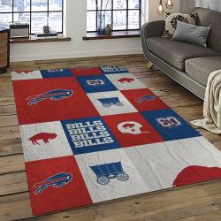 NFL Buffalo Bills Area Rug Non-Slip Football Carpet Home Decor Gift Idea For Fans BFBL36