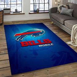 NFL Buffalo Bills Area Rug Non-Slip Football Carpet Home Decor Gift Idea For Fans BFBL40