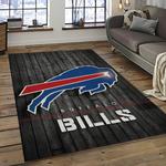 nfl buffalo bills football team logo sport carpet rectangle area rug for living room home room decor dark room bfbl42