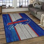 nfl buffalo bills football team logo sport carpet rectangle area rug for living room home room decor dark room bfbl43