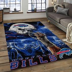 NFL Buffalo Bills Area Rug Non-Slip Football Carpet Home Decor Gift Idea For Fans BFBL8