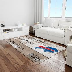nfl buffalo bills football team logo sport carpet rectangle area rug for living room home room decor light room bfbl18