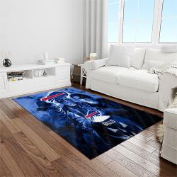 nfl buffalo bills football team logo sport carpet rectangle area rug for living room home room decor light room bfbl2