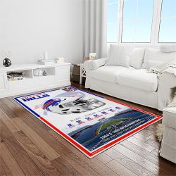 nfl buffalo bills football team logo sport carpet rectangle area rug for living room home room decor light room bfbl33