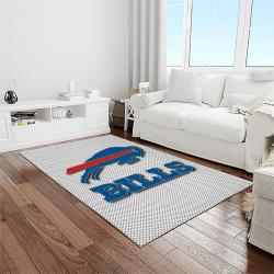 nfl buffalo bills football team logo sport carpet rectangle area rug for living room home room decor light room bfbl41