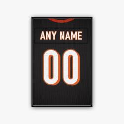 nfl cincinnati bengals football team logo sport canvas home decor ccb1002
