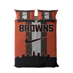 nfl cleveland browns football team logo sport bedding set home decor cvb3
