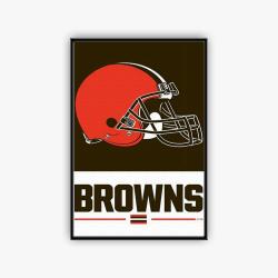 nfl cleveland browns football team logo sport canvas home decor cvb4001
