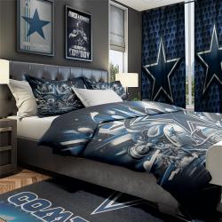 NFL Dallas Cowboy Football Team Bedroom Set Duvet Cover Area Rug Canvas Print DCB3