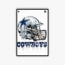 nfl dallas cowboy football team logo sport canvas home decor dcb1001
