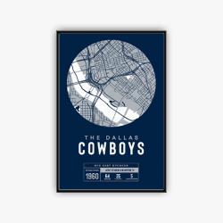 nfl dallas cowboy football team logo sport canvas home decor dcb1002