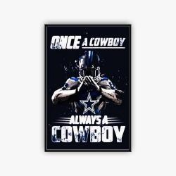 nfl dallas cowboy football team logo sport canvas home decor dcb2002