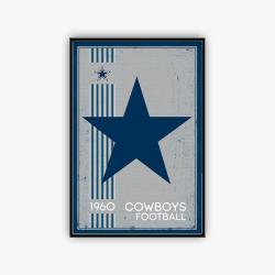 nfl dallas cowboy football team logo sport canvas home decor dcb3001