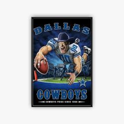 nfl dallas cowboy football team logo sport canvas home decor dcb4001