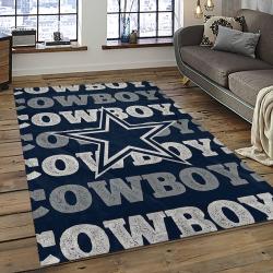 NFL Dallas Cowboy Football Team Logo Sport Carpet Rectangle Area Rug For Living Room Home Room Decor DACB1