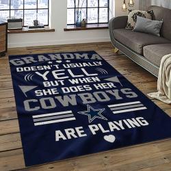 NFL Dallas Cowboy Football Team Logo Sport Carpet Rectangle Area Rug For Living Room Home Room Decor DACB12