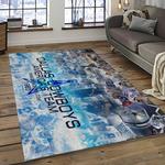 nfl dallas cowboy football team logo sport carpet rectangle area rug for living room home room decor dark room dacb14