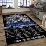 nfl dallas cowboy football team logo sport carpet rectangle area rug for living room home room decor dark room dacb16