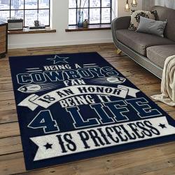 NFL Dallas Cowboy Football Team Logo Sport Carpet Rectangle Area Rug For Living Room Home Room Decor DACB17