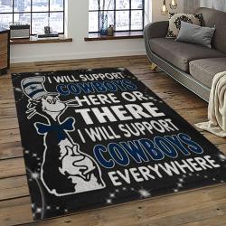 NFL Dallas Cowboy Football Team Logo Sport Carpet Rectangle Area Rug For Living Room Home Room Decor DACB19