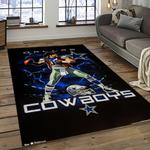 nfl dallas cowboy football team logo sport carpet rectangle area rug for living room home room decor dark room dacb22