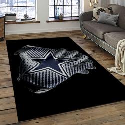 NFL Dallas Cowboy Football Team Logo Sport Carpet Rectangle Area Rug For Living Room Home Room Decor DACB25