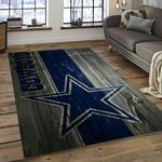 nfl dallas cowboy football team logo sport carpet rectangle area rug for living room home room decor dark room dacb29