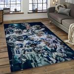 nfl dallas cowboy football team logo sport carpet rectangle area rug for living room home room decor dark room dacb30