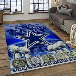NFL Dallas Cowboy Football Team Logo Sport Carpet Rectangle Area Rug For Living Room Home Room Decor DACB31