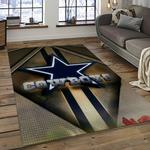 nfl dallas cowboy football team logo sport carpet rectangle area rug for living room home room decor dark room dacb33